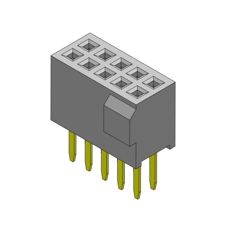 P/H1.27mm  雙排排母 EA232